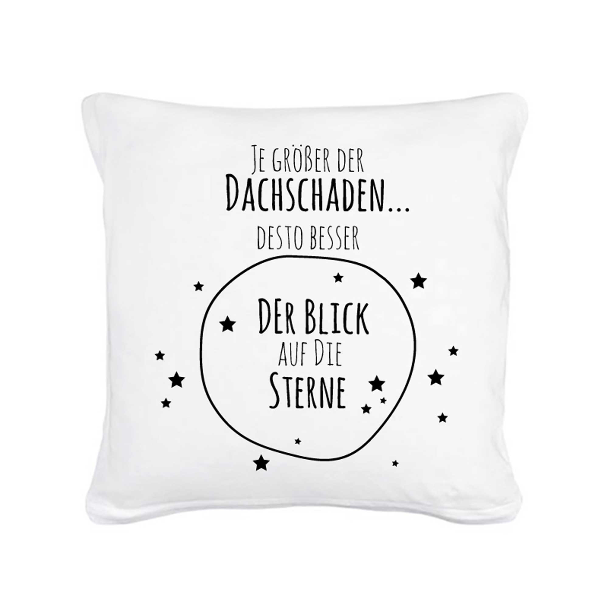 Kissen mit Sternen Spruch Zitat inklusive Füllung k19 Wandtattoos