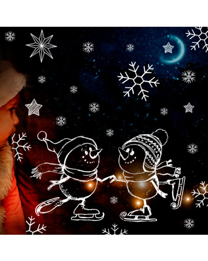 Vorlage Fensterbild Kreidefensterbild Chalky Markers Weihnachtsdeko Weihnachten Weihnachtsbaum Schneemann Sterne Fensterdeko Fensterbilder ch27