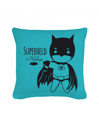 Kissen Superheld mit Wunschnamen inklusive Füllung Pillow superhero with custom name including filling