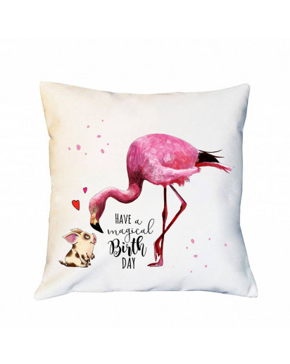 Dekokissen flamingo