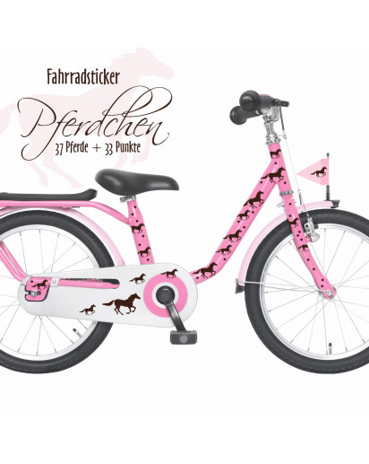 Fahrrad Aufkleber Pferd