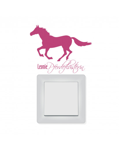 Lichtschalterdeko Pferd