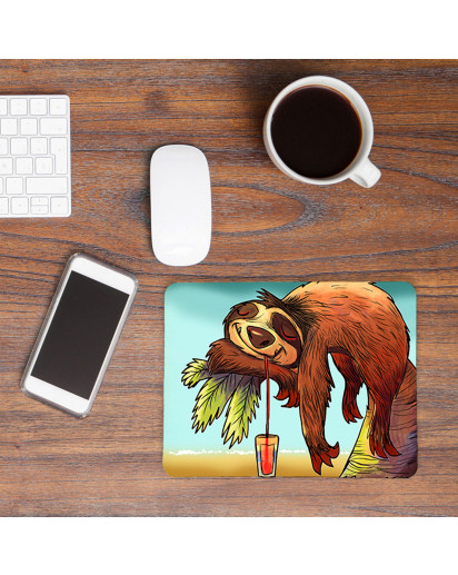 Mousepad Mouse Pad Mausunterlage schlafendes Faultier auf Baum Mousepad mouse pad with sleeping sloth on tree mp26_H.jpg