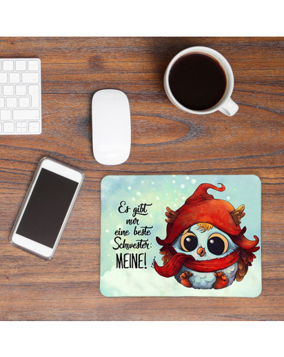 Mousepad Eule