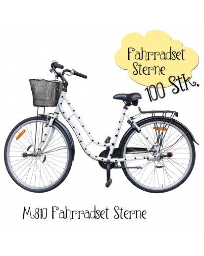 Fahrradaufkleber Sterne