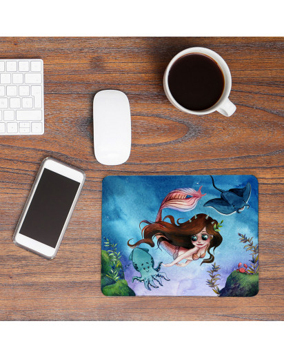 Mousepad mouse pad Mauspad mit Meerjungfrau mit Freunde Mausunterlage bedruckt mouse pads mp82