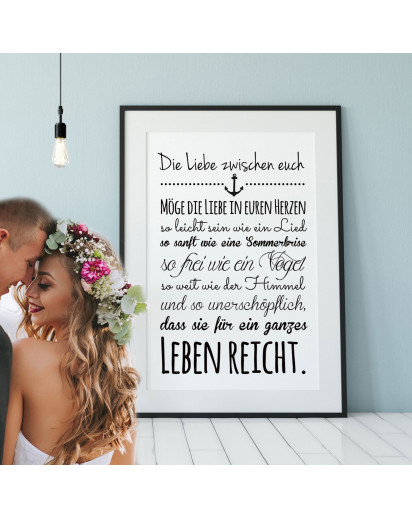 Plakat Liebe