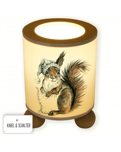 Tischlampe Eichhörnchen ready to dream table lamp squirrel ready to dream tl029