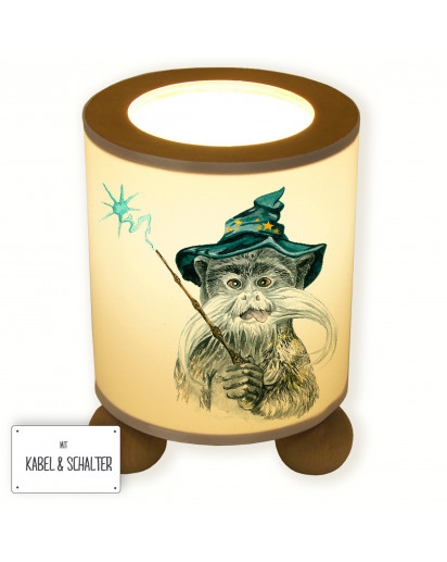 Tischlampe Affe Zauberer Merlin table lamp monkey wizard merlin tl031