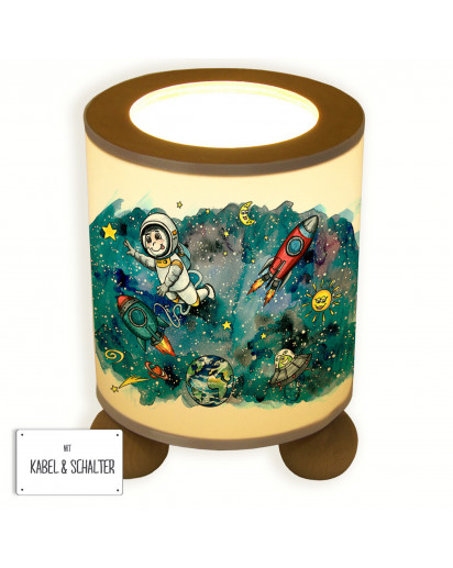 Tischlampe Weltraum Raketen Astronaut table lamp space rocket astronaut tl035