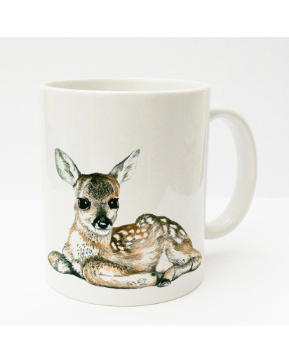 Tasse Becher Kaffeetasse Kaffeebecher Kindertasse Kinderbecher Reh Rehkitz Bambi cup mug kids cup kids mug coffee cup coffee mug deer fawn bambi ts176