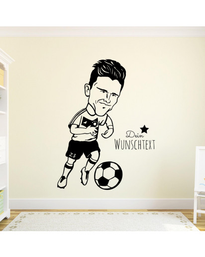 Wandtattoo Fußball Mario