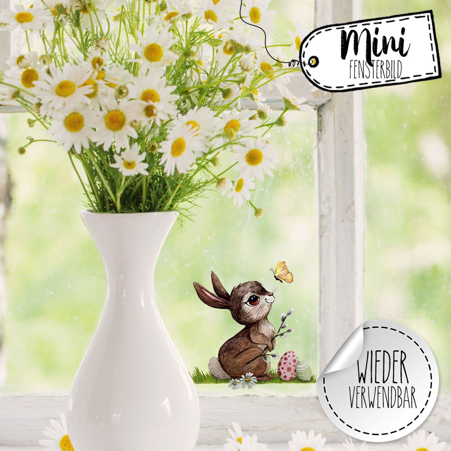 Toniebox 2 Schutzfolie Personalisiert - Mit Name & Motiv Hase & Schmetterling