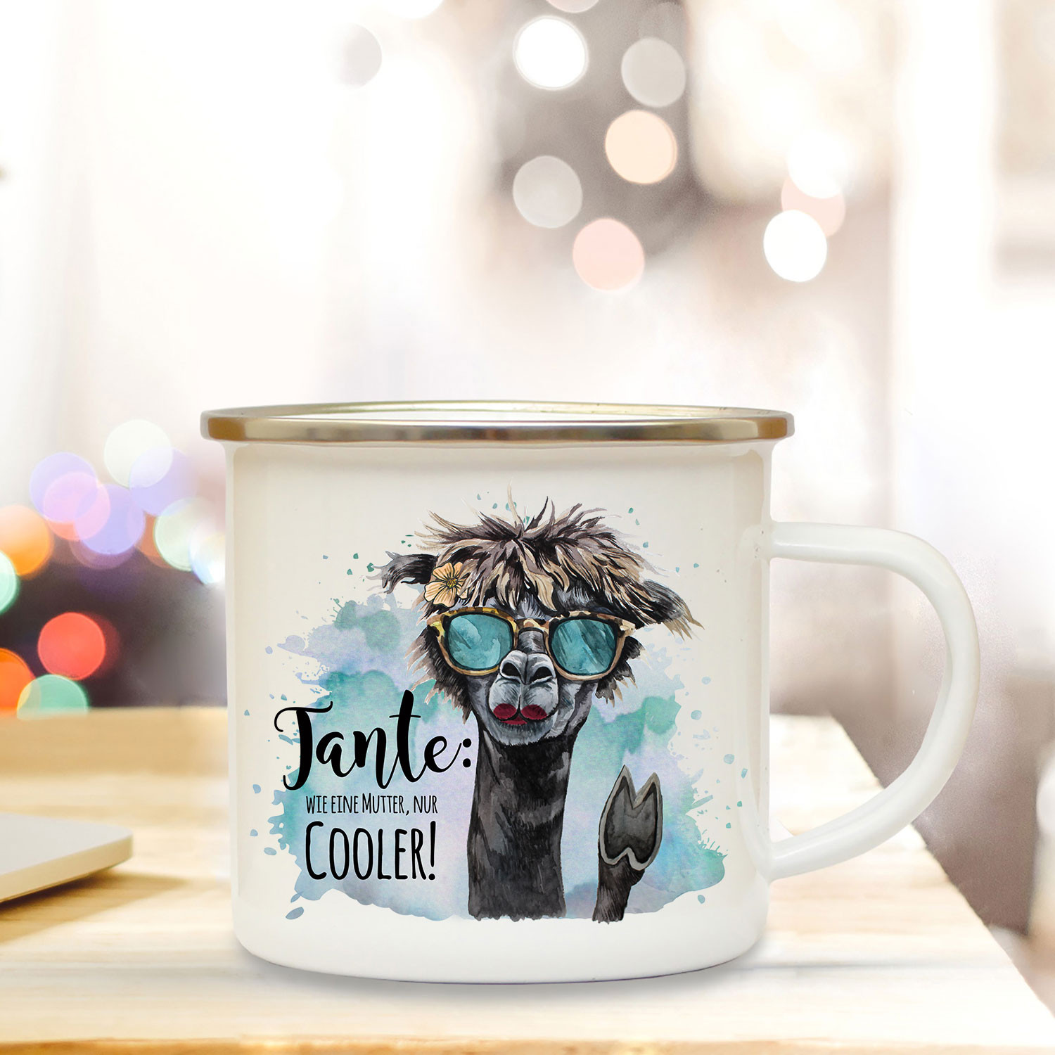 Tasse Cadeau "Aunt Life" Pour La Meilleure Des Tantes - Céramique, Lavable Au Lave-vaisselle - Marque Trendation