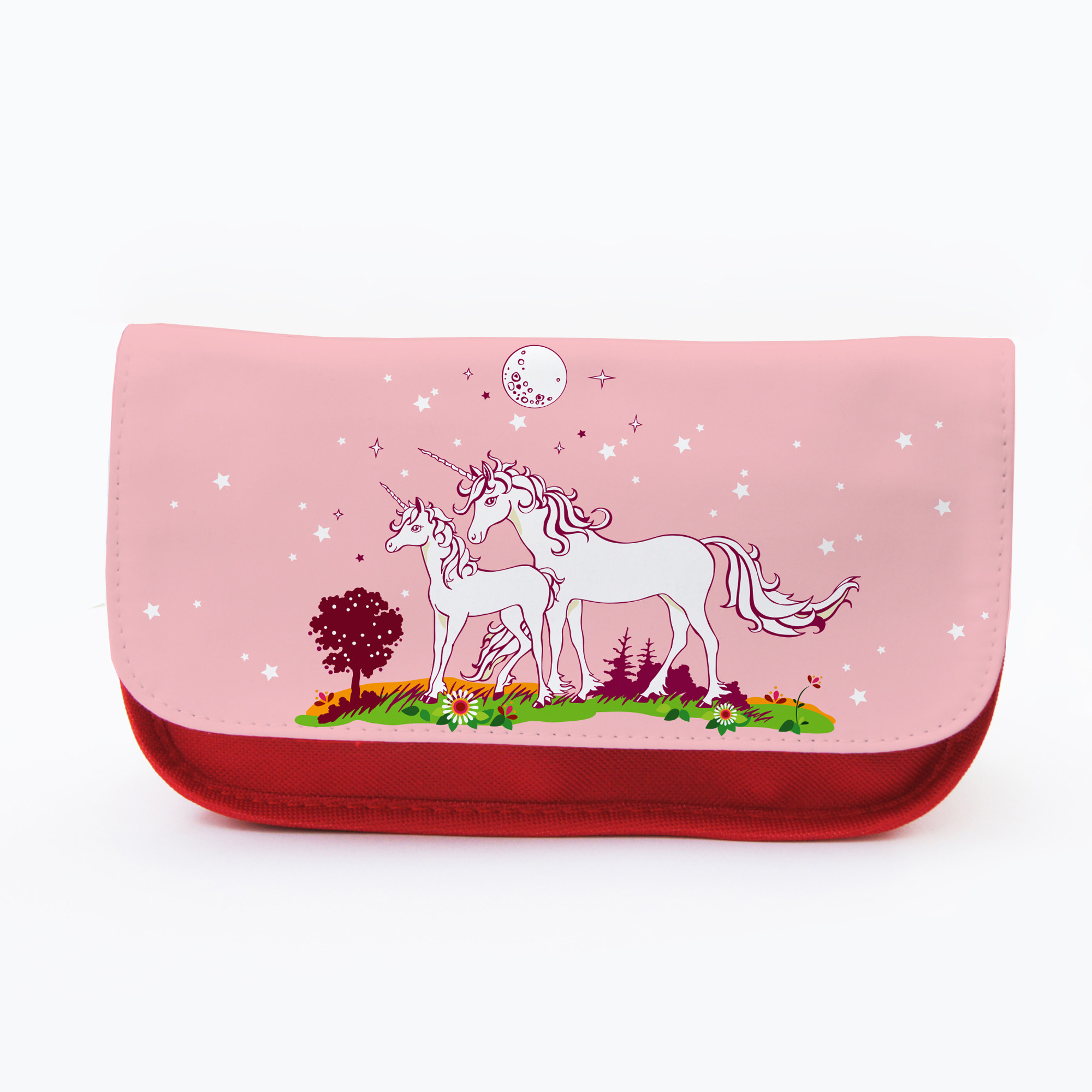 Knuddelhorn® Kosmetiktasche Mit Einhorn-Motiv – Personalisierbar Mit Namen Für Mädchen & Einhorn-Fans