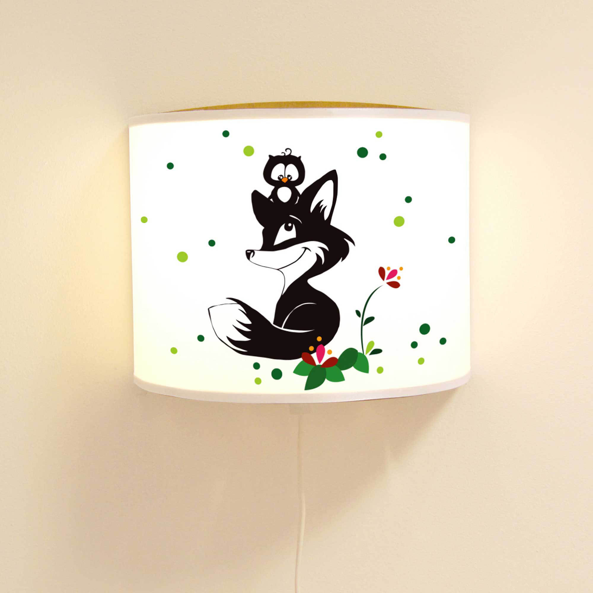 Lampe Kinderzimmer Lampenschirm Madchen Kinderlampe Waldtiere
