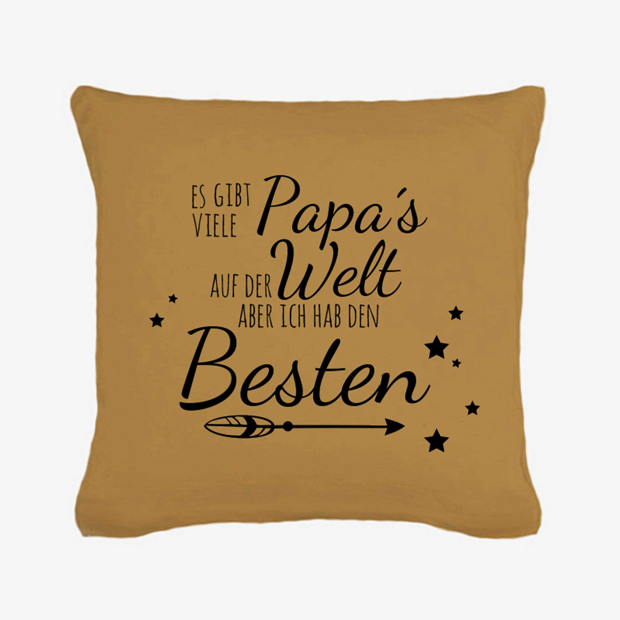 Kissen Spruch Bester Papa Mit Sternen Und Pfeil Inklusive Fullung K22 Wandtattoos Elfentur Tassen