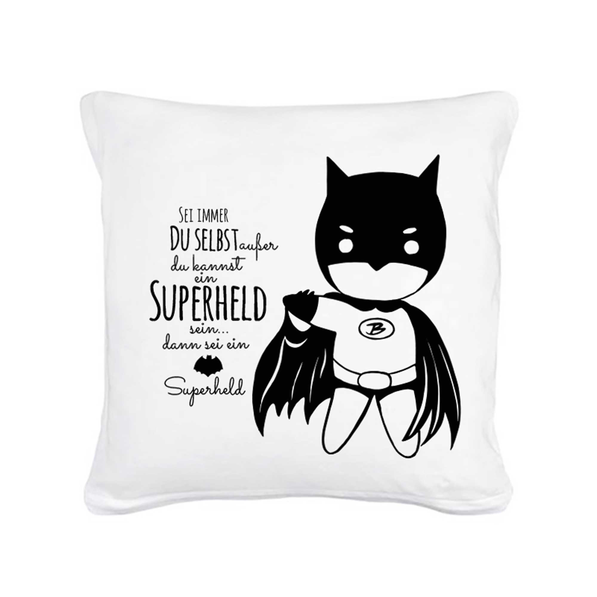 Kissen Sei Immer Du Selbst Mit Superheld Inklusive Fullung K23 Wandtattoos Elfentur Tassen