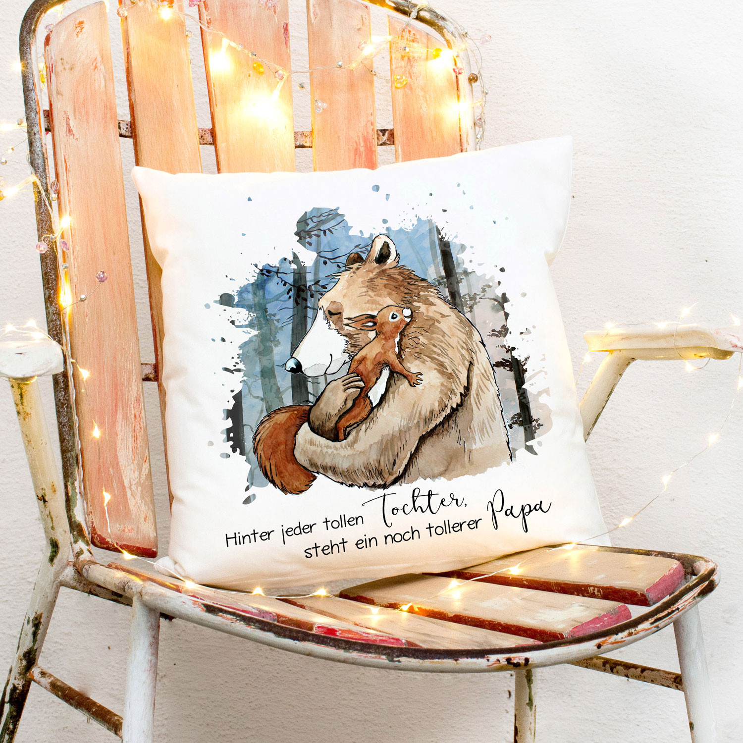 Holzschild Fur Tochter V Mama Geschenk 14x14 Cm Shabby Style Deko