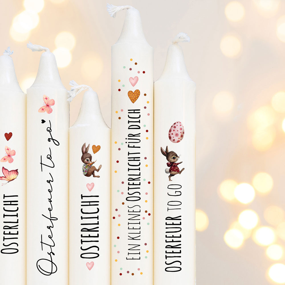 8 Fogli Tattoo Per Candele Fai Da Te: Decora Fino A 140 Candele Con Stile!