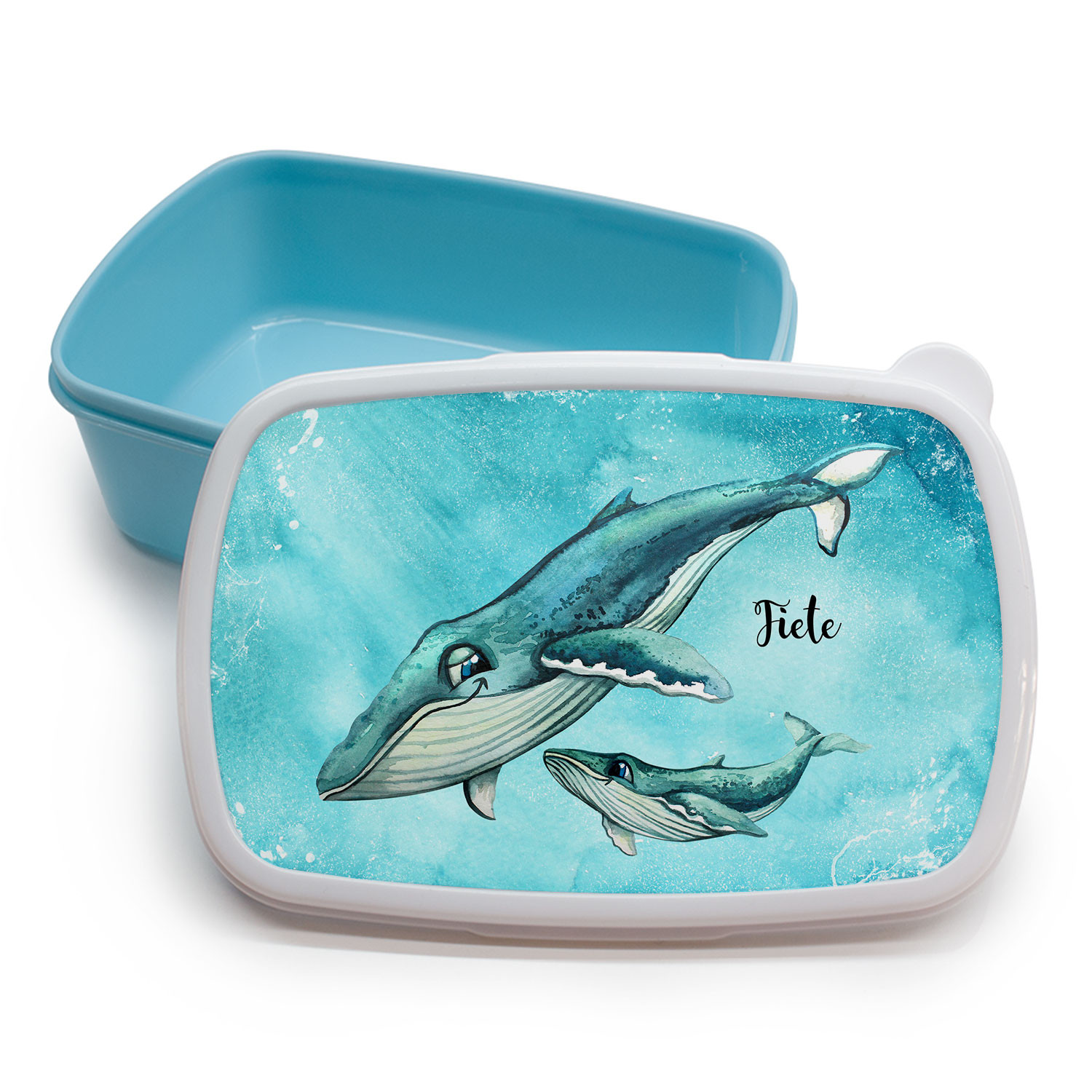 Tiger Lunchbox Mit Namensdruck – Brotdose Für Kinder, Mit Separatem Fach, Spülmaschinengeeignet