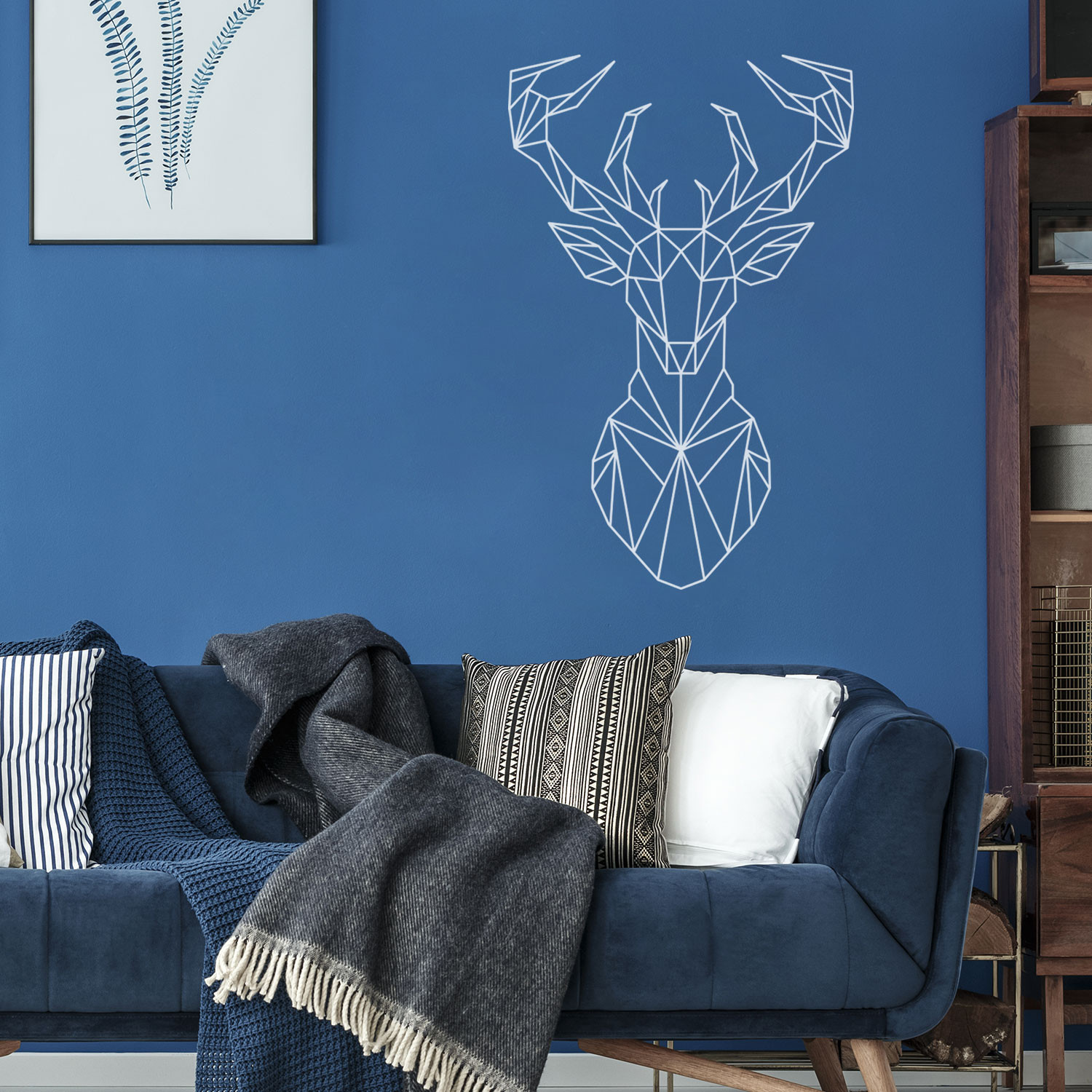 FENDROM 3D Wolf Wandteppich Weiß – Geprägter Wolfs Wandbehang Für Wohnzimmer & Schlafzimmer