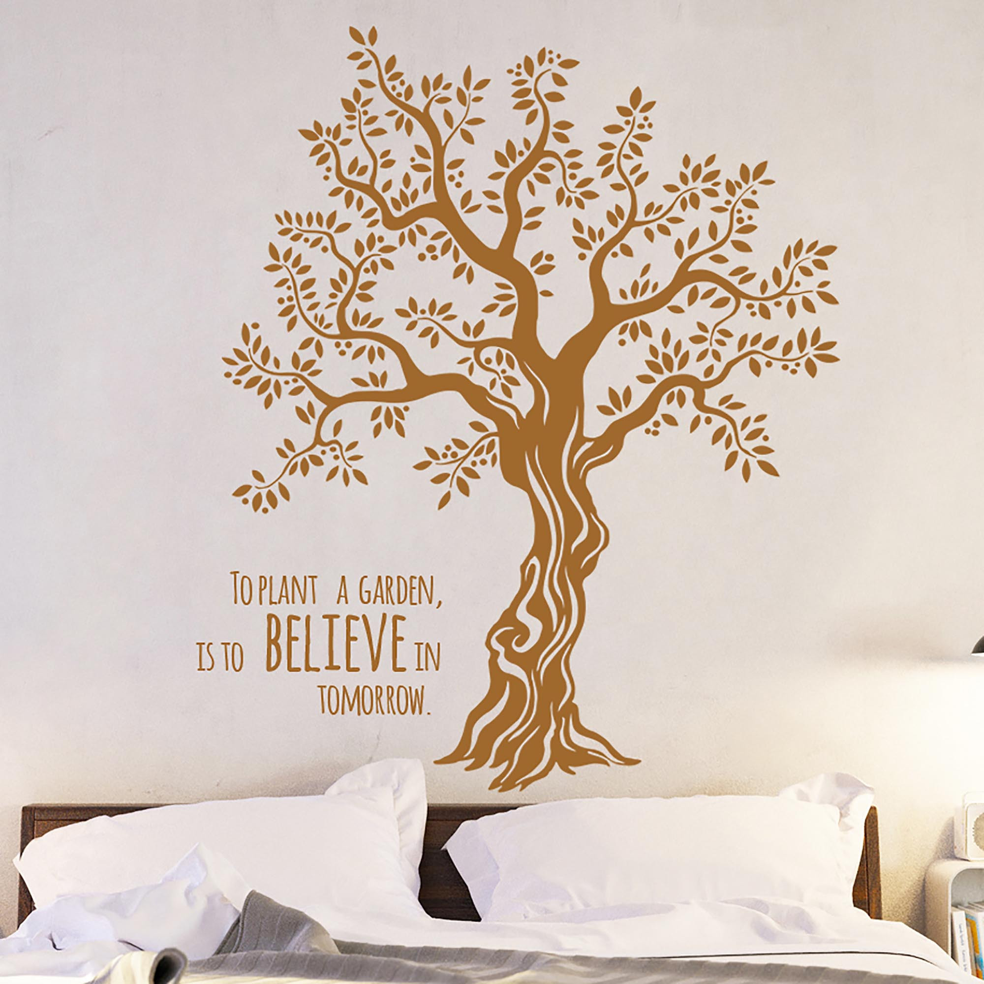 Wandtattoo Wandaufkleber Baum Olivenbaum mit Spruch M1567 ~ Wandtattoos  Elfentr, Tassen