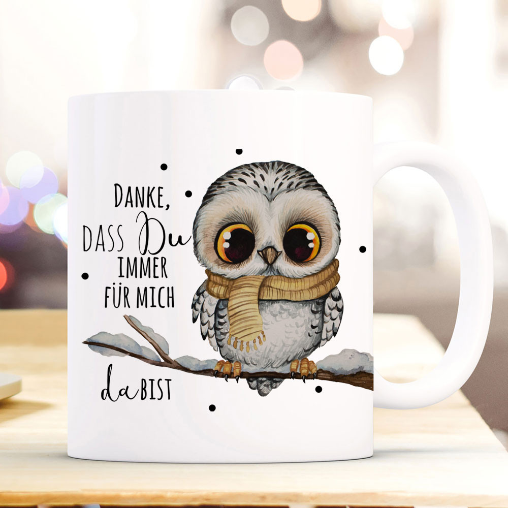 Lustige Kaffeetasse 'Ich Bin Eine Party Eule' - Witziger Eulen-Becher Für Büro Und Geburtstag