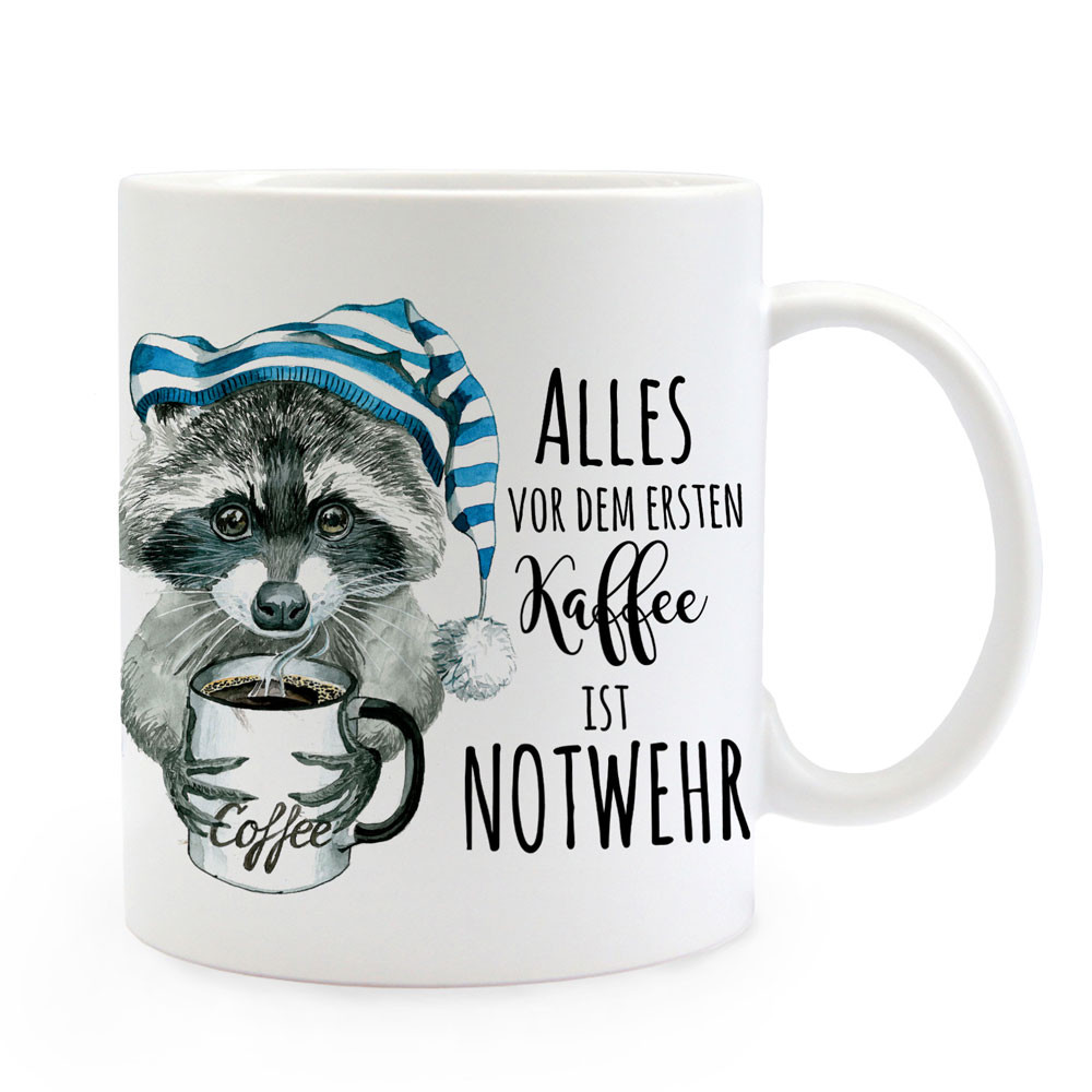 Tasse Becher Waschbar Mit Kaffeetasse Schlafmutze Spruch Alles Vor Dem Ersten Kaffee Ist Notwehr Kaffeebecher Geschenk Ts1112 Wandtattoos Elfentur Tassen
