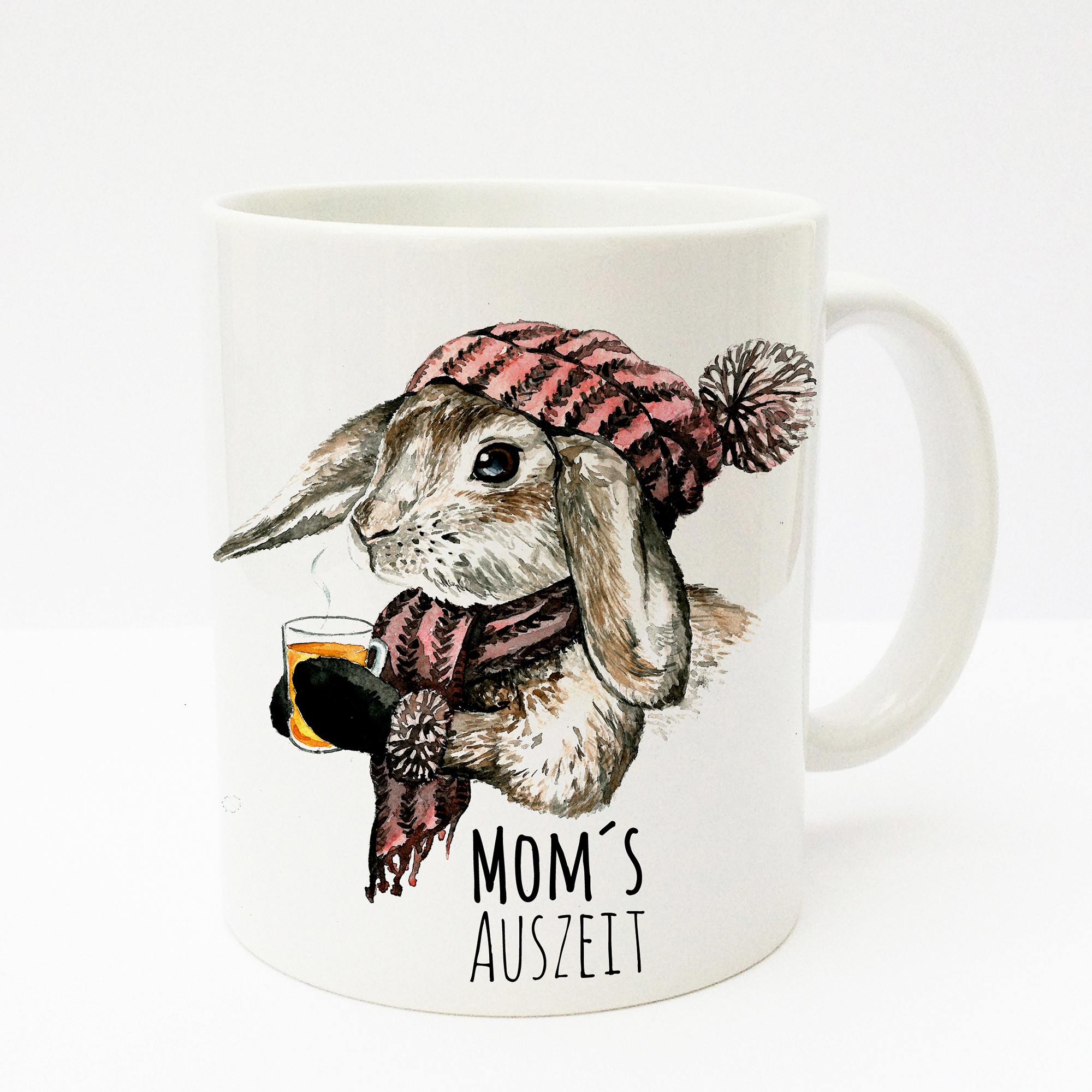 Tasse Becher Hase Häschen Geschenk Einschulung Name Spruch Kindertasse ts714 