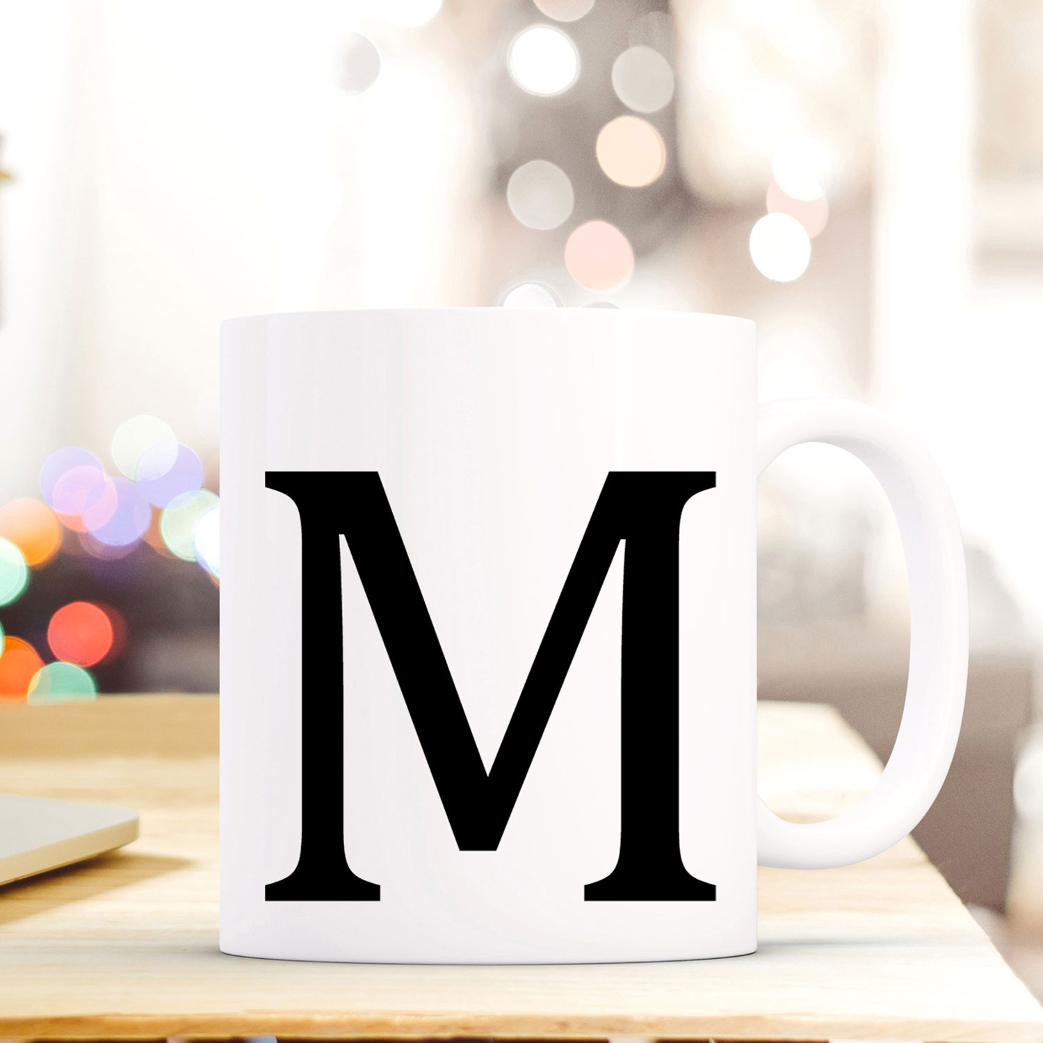 Tasse Becher Buchstabe M Kaffeetasse Initialien Kaffeebecher Alphabet ts812 