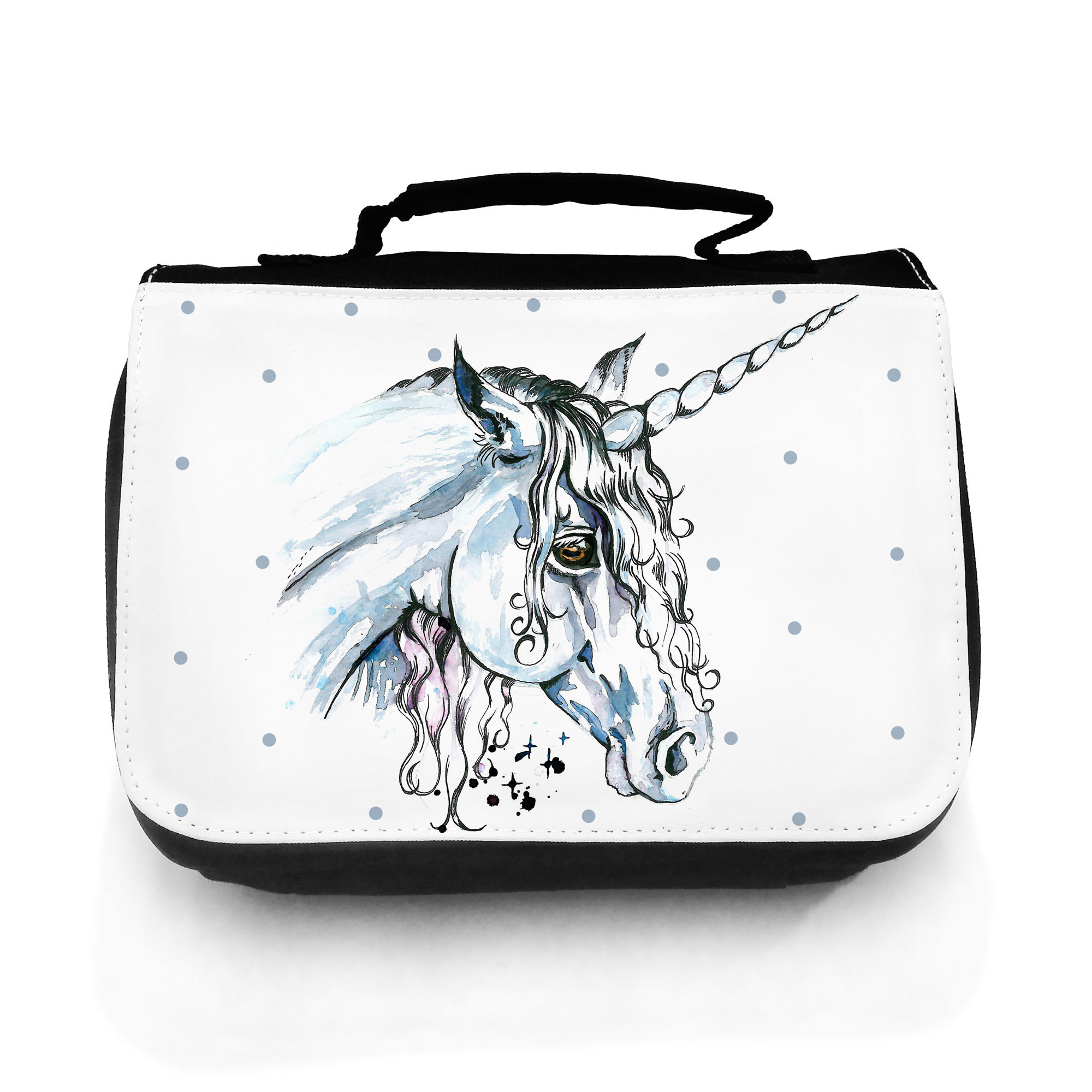 Wasch-/Kulturbeutel Mit Tiger-Motiv – Aufhängbar, Mit Innentaschen, 23x17x5 Cm, Polyester/Baumwolle