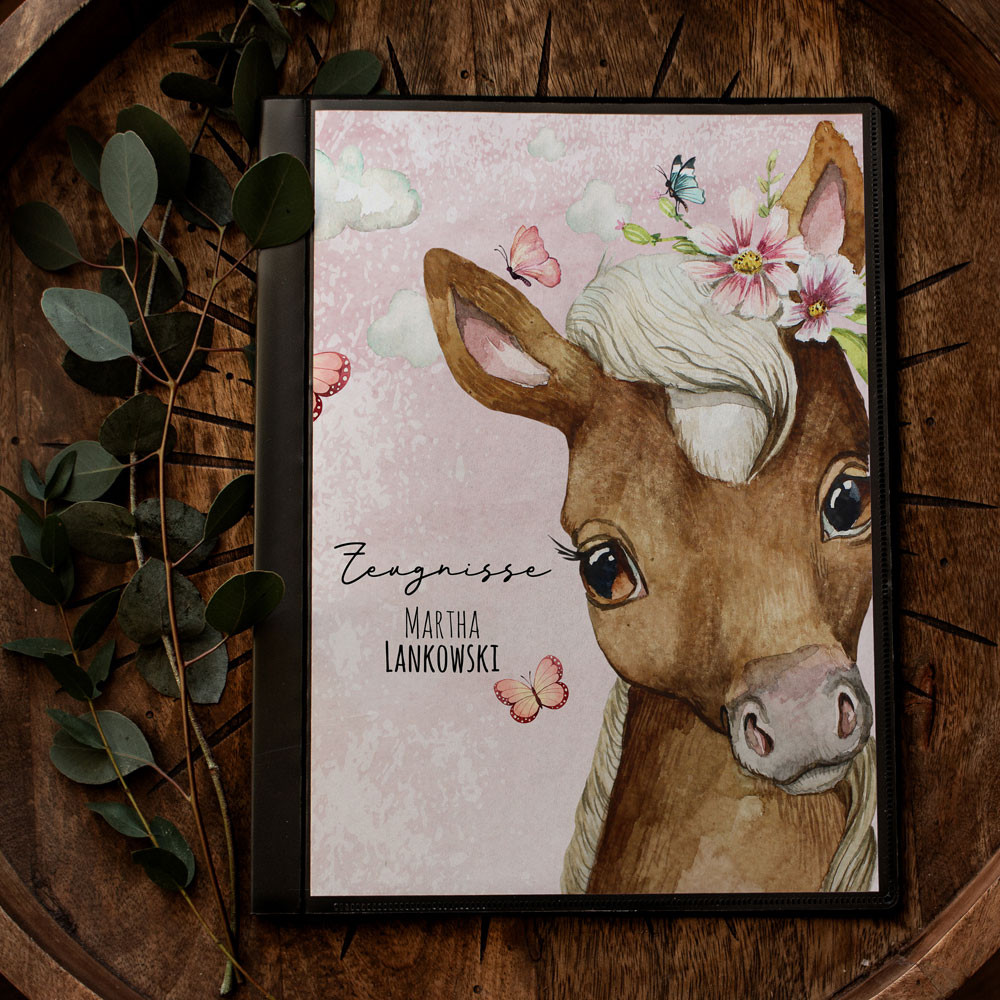 Personalisiertes Hausaufgabenheft Mit Heißluftballon-Motiv - Individueller Schulbeginn Für Erstklässler