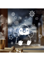 Vorlage Fensterbild Kreidefensterbild Eisbär Pinguin Chalky Markers Weihnachtsdeko Weihnachten Fensterdeko Fensterbilder ch3