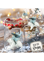 Rub ons RubOn Rubons Sticker Weihnachten Weihnachtssticker Weihnachtsmotive Tiere Elfen Feen fairies fairy Elfe Fee A5 Bogen rb29