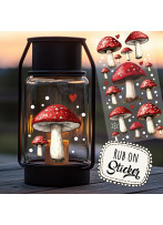 Rub ons RubOn Rubons Sticker Weihnachten Weihnachtssticker Weihnachtsmotive Tiere Fliegenpilze Fliegenpilz Pilze Elch DIN lang rb36