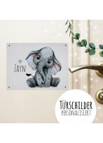 Türschild Metallschild Aluschild Blechschild mit Namen Schild Schilder Namensschild Kinderzimmer Einhorn Hase Regenbogen Wunschname Name Bundle70 tch7 tch8 tch9