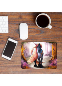 Mousepad Mauspad magisches Einhorn im Märchenwald Zauberwald mp01