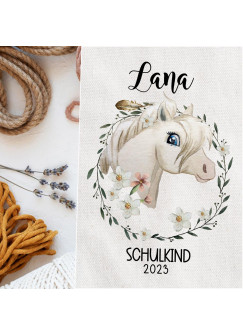 Bügelbilder für Schultüte Zuckertüte Wildpferd Pferd Pferde horse in A3 A4 A5 Applikation Bügelbild Bügelmotiv Patch Aufbügelbilder bbs07