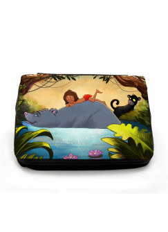 llte Federtasche Dschungeltiere mit Junge Bär und Puma fm060 Filled pencil case Jungle animals with Boy Bear and Cougar fm060