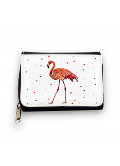 Geldbörse Flamingo mit Punkten Wallet flamingo with dots gk082