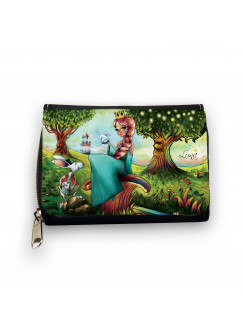 Geldbörse Prinzessin im Zauberwald mit Namen gk065 Wallet princess in magic forest with desired name gk065