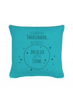 Kissen mit Sternen Spruch Zitat Pillow with Stars Saying Qoute