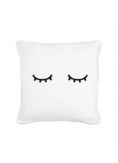 Kissen sleeping eyes schlafende Augen Kawaii inklusive Füllung k28