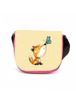 Kindergartentasche Fuchs und Schmetterling Kindertasche mit Wunschname kgt33