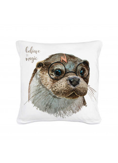 Kissen Harry Otter mit Spruch believe in magic inklusive Füllung ks08b