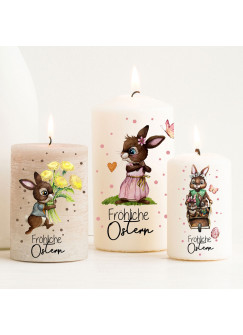 Kerzensticker Kerzentattoos Tattoofolie Ostern Hase Hasen Osterei Schmetterlinge Herzen für Kerzen oder Keramik A4 Bogen DIY Stickerbogen für bis zu 12 Kerzen kst61