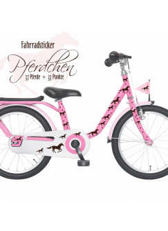 Fahrrad Aufkleber Pferd