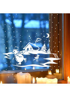 Fensterdeko winter