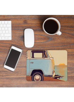 Mousepad Kinder Surfbus am Meer Mouse Pad Mausunterlage Bus am Strand mp37